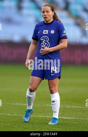 Manchester, England, 21. April 2021. Fran Kirby aus Chelsea während des Spiels der FA WomenÕs Super League im Academy Stadium, Manchester. Bildnachweis sollte lauten: Andrew Yates / Sportimage Kredit: Sportimage/Alamy Live News Stockfoto