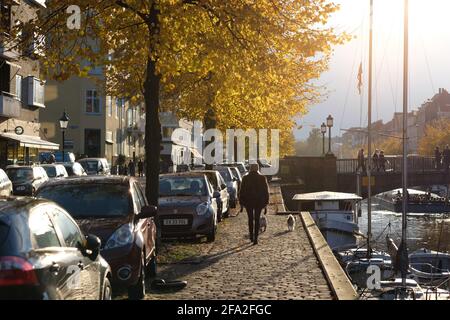 Kopenhagen, Dänemark 20. Oktober 2019. Herbst in Kopenhagen, Lifestyle von Dänemark. Stockfoto