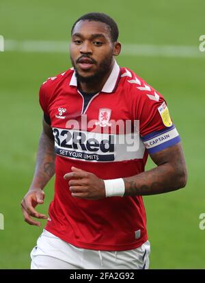 Aktenfoto vom 31-10-2020 von Britt Assombalonga, Middlesbrough Ausgabedatum: Ausgabedatum: Donnerstag, 22. April 2021. Stockfoto