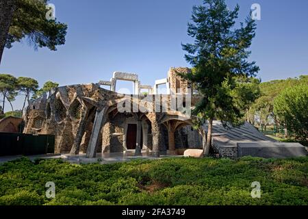 Colonia Güell, Barcelona Stockfoto