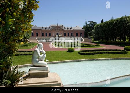 Palauet Albéniz, Jardins de Joan Maragall, Barcelona Stockfoto