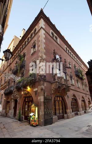 Els quatre gats, Casa Martí, Barcelona Stockfoto