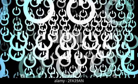 3D-Illustration -Technologie Schnittstelle Computer Daten Digital Bildschirm Stockfoto