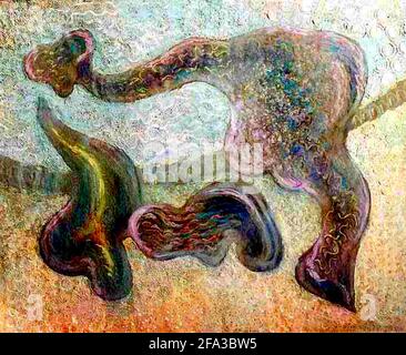 Vladimir Baranov Rossine Kunstwerk mit dem Titel Abstract 6 Stockfoto