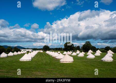 Sunshine Music Festival Site, Großbritannien Stockfoto