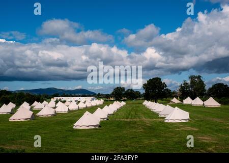 Sunshine Music Festival Site, Großbritannien Stockfoto