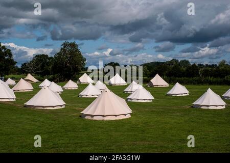 Sunshine Music Festival Site, Großbritannien Stockfoto