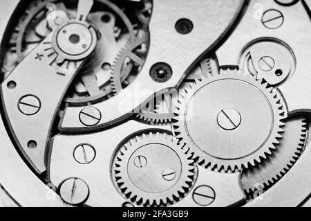 Uhrwerk Stockfoto