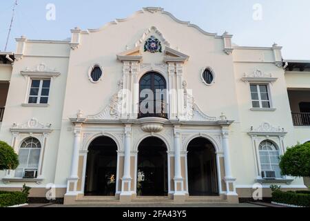 Gebäude der UNAN Universidad Nacional Autonoma de Nicaragua in Leon, Nicaragua. Stockfoto