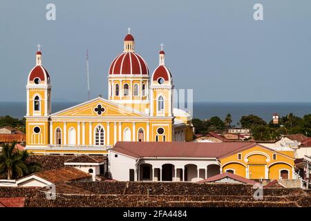 Kathedrale in Granada, Nicaragua Stockfoto