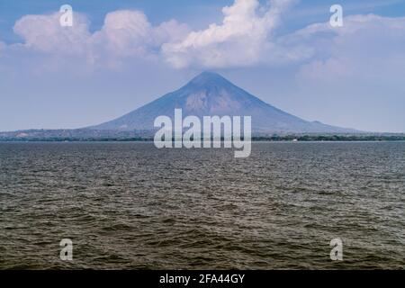 Ometepe Insel in Nicaragua See. Vulcano Concepcion. Stockfoto