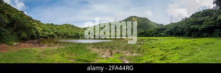 See in einem Krater des Vulkans Maderas auf der Insel Ometepe, Nicaragua Stockfoto