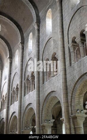 Eglise Saint-Etienne, Nevers, Burgund, Frankreich Stockfoto