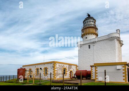 Kinnaird Head Lighthouse, Fraserburgh, Aberdeenshire, Schottland, Großbritannien Stockfoto