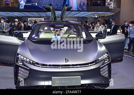 Shanghai, China. April 2021. Der 2021 Shanghai Auto Show Professional Publikumstag in Shanghai, China am 22. April 2021.(Foto von TPG/cnsphotos) Quelle: TopPhoto/Alamy Live News Stockfoto