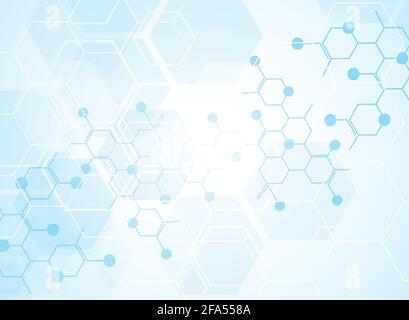 Medizinischer Hintergrund in abstrakte Wissenschaft Illustrationen Stock Vektor