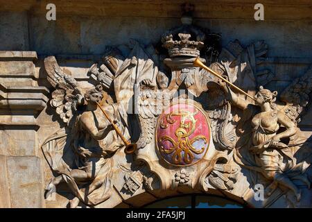 Polen, Stettin, Hafentor, woiwodschaft Westpommern. Stockfoto