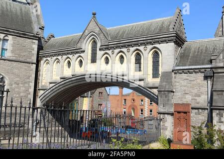 Christchurch Cathedral in Christchurch PL, Wood Quay, Dublin Stockfoto