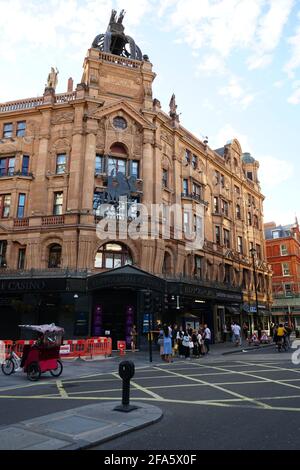 Das Hippodrome Casino auf der Cranbourn Street in Leicester Square, London, England, Großbritannien Stockfoto
