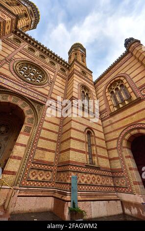 Im Park der Budapester Synagoge Stockfoto