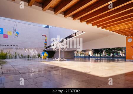 Pavilhao do Conhecimento, Parque das Nacoes. Lissabon, Portugal Stockfoto