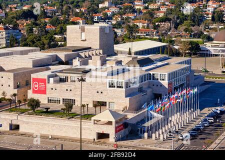 Belem Kulturzentrum. Lissabon, Portugal Stockfoto