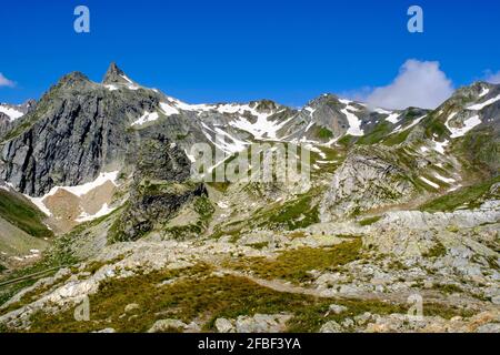 Italien, Aostatal, Pain du Sucre beim Großen Heiligen Bernhard Stockfoto