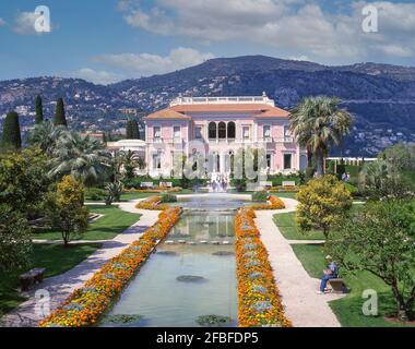 Villa Ephrussi De Rothschild, Saint-Jean-Cap-Ferrat, Alpes Maritimes, Provence-Alpes-Côte d ' Azur, Frankreich Stockfoto