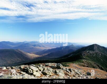 Franconia Ridge Trail, White Mountains, New Hampshire Stockfoto