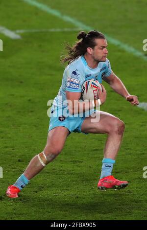 Hull, England. Freitag, 23. April 2021. Liam Kay von Wakefield Trinity während des Betfred Super League Spiels zwischen Hull FC und Wakefield Trinity im KCOM Stadium. (Ashley Allen/Alamy Live News. Stockfoto