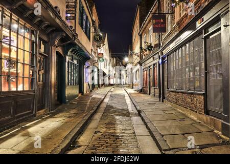 Die historischen Shambles in York Stockfoto