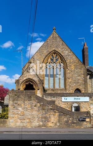 Charterhouse Auctioneers & Valuers die Long Street Salerooms in Sherborne, Dorset UK im April Stockfoto