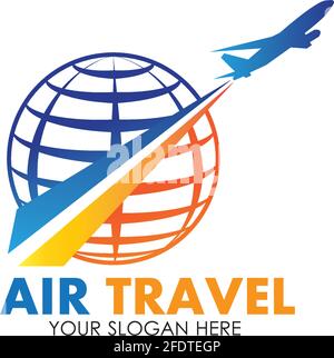 Air Travel Logo Vektor Icon Design Template-Vektor Stock Vektor