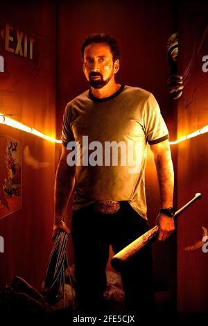 NICOLAS CAGE in WILLY'S WONDERLAND (2021), Regie KEVIN LEWIS. Kredit: SATURN FILME / Album Stockfoto
