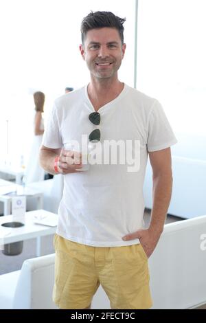 Miami Beach, FL, USA. April 2021. Sterling Jones nimmt am 23. April 2021 am World Polo League Beach Polo in Miami Beach, Florida, Teil. Kredit: Mpi04/Media Punch/Alamy Live Nachrichten Stockfoto