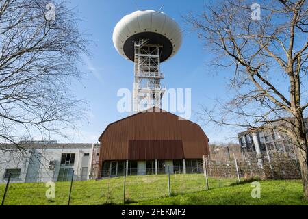 Schachtturm Design Von Luigi Colani, Lünen, Ruhrgebiet, Nordrhein-Westfalen, Deutschland, Europa Stockfoto