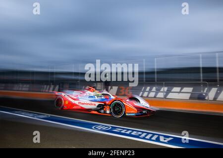 29 Sims Alexander (gbr), Mahindra Racing, Mahinda M7Electro, Aktion beim Valencia ePrix 2021, 3. Treffen der Formel-E-Weltmeisterschaft 2020-21, auf dem Circuit Ricardo Tormo vom 23. Bis 25. April in Valencia, Spanien - Foto Germain Hazard / DPPI Stockfoto