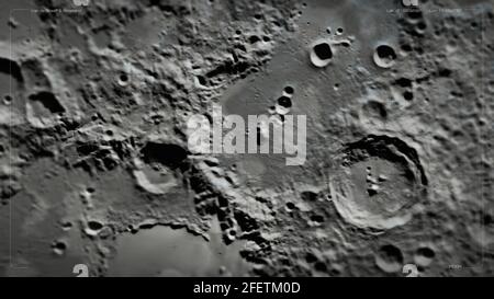Moon - Van de Graaff & Birkeland. Stockfoto