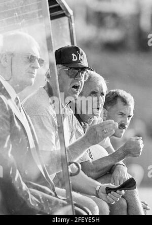 Southampton FC-Manager Dave Merrington während der Vorsaison in Southamptons Trainingsspiele in Irland für die Saison 1995/96 Stockfoto