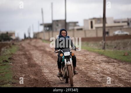 Fotos von 'Daeel - Daraa - Southern area of Damascus',Sie Zeigen Sie das tägliche Leben der Menschen dort und die Kämpfe Dass sie sich gegenübersehen Stockfoto