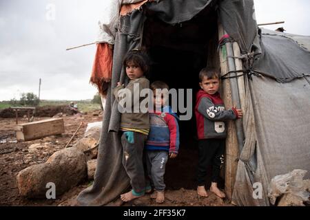 Fotos von 'Daeel - Daraa - Southern area of Damascus',Sie Zeigen Sie das tägliche Leben der Menschen dort und die Kämpfe Dass sie sich gegenübersehen Stockfoto