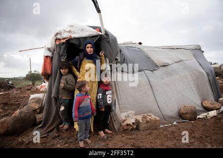 Fotos von 'Daeel - Daraa - Southern area of Damascus',Sie Zeigen Sie das tägliche Leben der Menschen dort und die Kämpfe Dass sie sich gegenübersehen Stockfoto