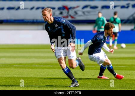 HEERENVEEN, NIEDERLANDE - 24. APRIL: Siem de Jong vom SC Heerenveen während des niederländischen Eredivisie-Spiels zwischen SC Heerenveen und PEC Zwolle in der Abe Lenstr Stockfoto