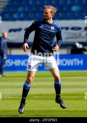 HEERENVEEN, NIEDERLANDE - 24. APRIL: Siem de Jong vom SC Heerenveen während des niederländischen Eredivisie-Spiels zwischen SC Heerenveen und PEC Zwolle in der Abe Lenstr Stockfoto