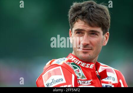 Jean Michel Bayle (FR, Yamaha 500, Italien GP 1997 Stockfoto