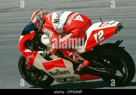 Jean Michel Bayle (FR), Yamaha 500, GP 1996 Stockfoto