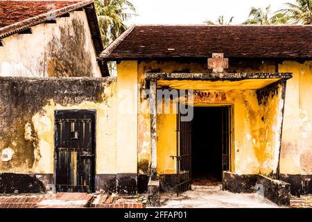 Ein kurzer Besuch auf einer ehemaligen Gefängnisinsel Stockfoto