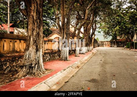 Ein kurzer Besuch auf einer ehemaligen Gefängnisinsel Stockfoto