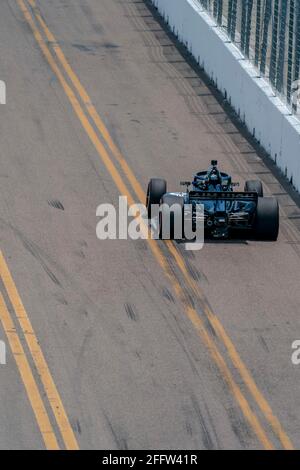 St. Petersburg, Florida, USA. April 2021. CONOR DALY (20) aus den Vereinigten Staaten qualifizieren sich für den Firestone Grand Prix von St. Petersburg in den Straßen von St. Petersburg in St. Petersburg, Florida. Quelle: Walter G Arce SR Grindstone Medi/ASP/ZUMA Wire/Alamy Live News Stockfoto