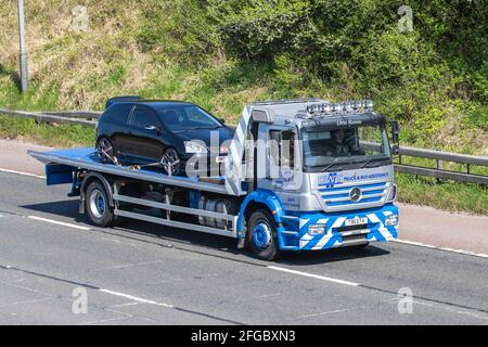 „Little Ronnie“ CWT 24 Stunden LKW & Bus 24 Stunden Pannenhilfe am Straßenrand, Stockfoto